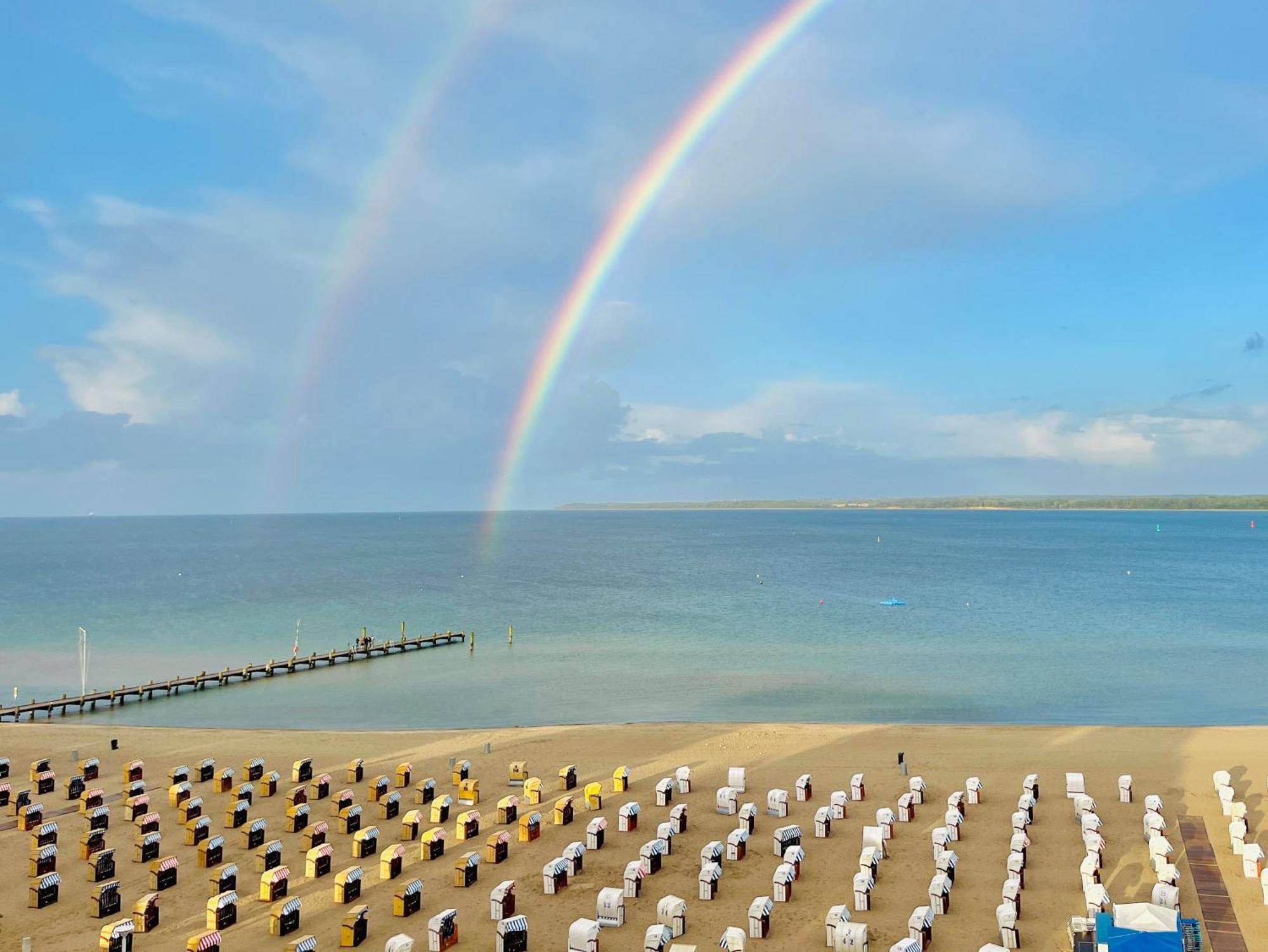 3Sz Penthaus Luna Am Sandstrand Mit Meerblick & Balkon Любек Екстериор снимка